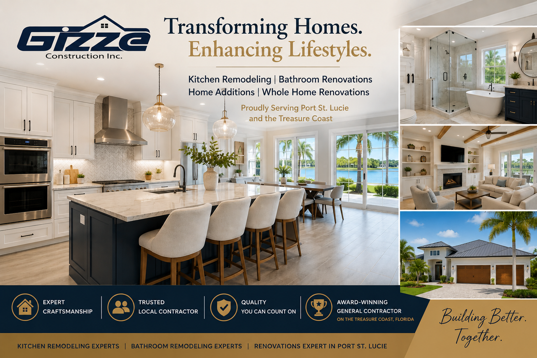 Port St. Lucie's Best General Contractor for Kitchen Remodeling, Bathroom Renovations & Home Improvements